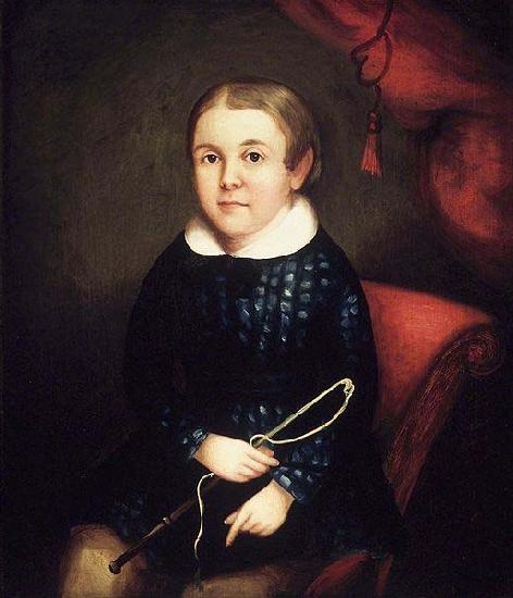 unknow artist Portrait of a Child of the Harmon Family